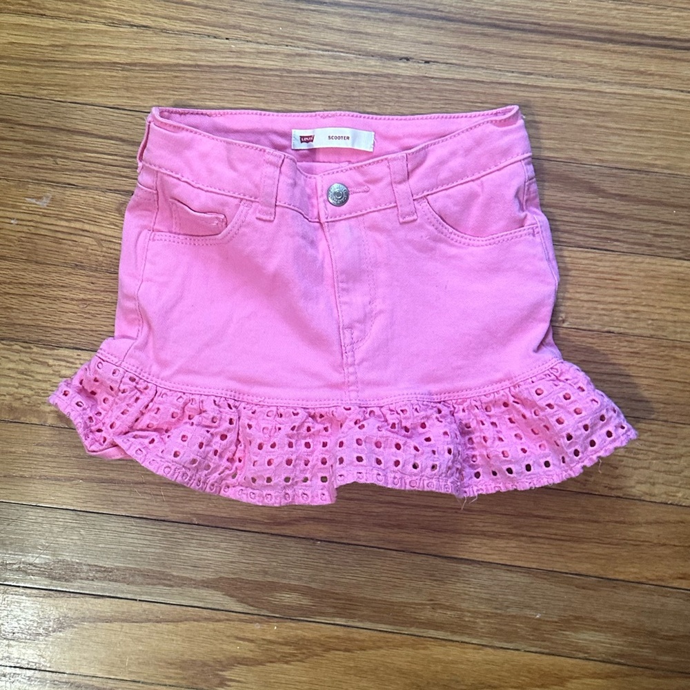 Levi’s Pink Ruffled Skirt